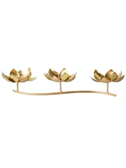 3 Lotus Mercury Votive Candle Holder for Table