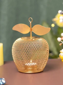 Apple T- Lite Holder - Golden & Metal