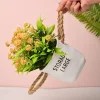 Artificial Flower With Pot – Green & White