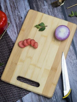 Bamboo, Chopping Board, Plain, Wooden : Finish, Multicolor