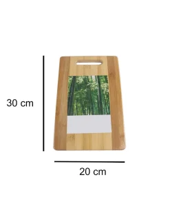 Bamboo, Chopping Board, Plain, Wooden : Finish, Multicolor
