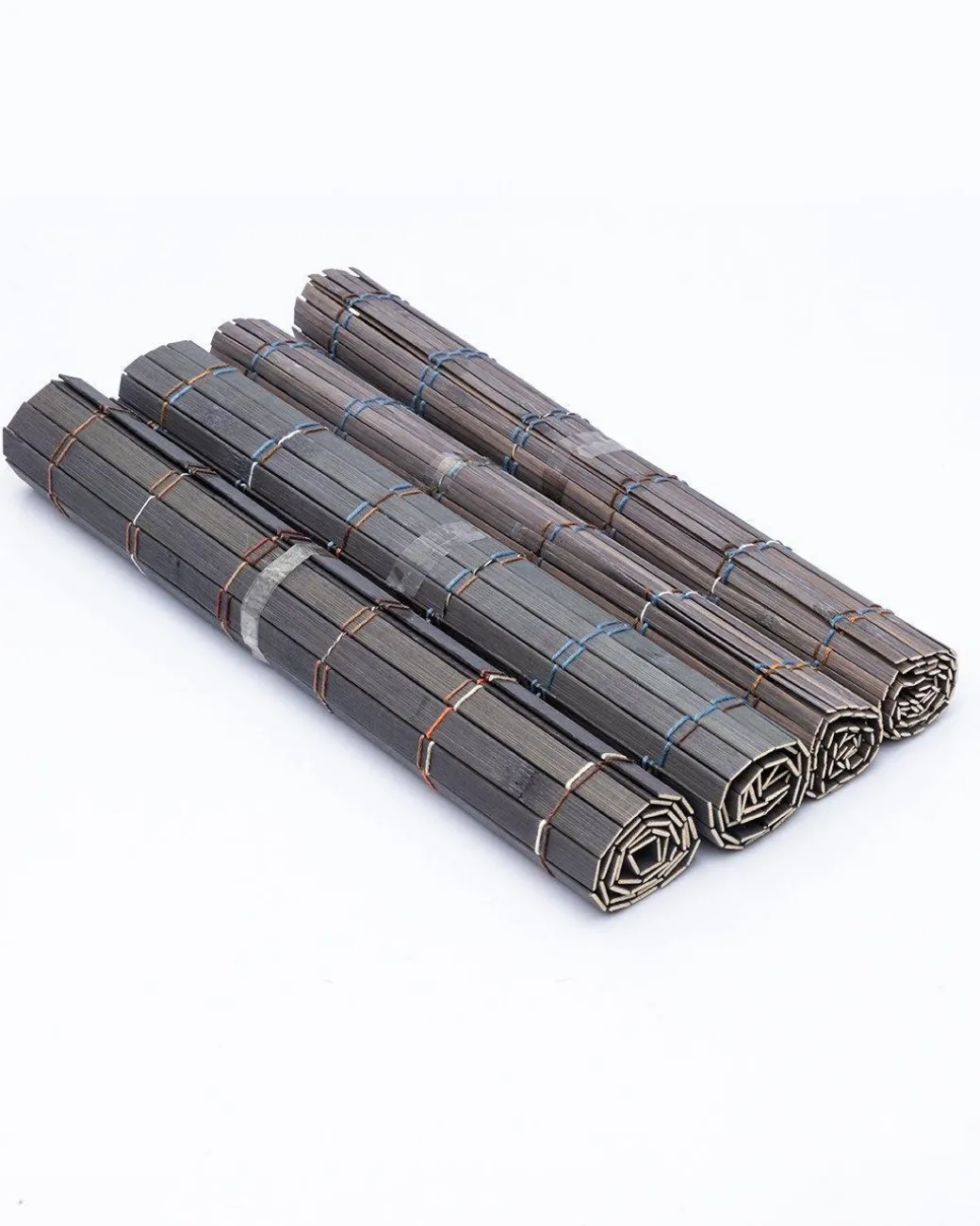 Bamboo Placemats, for Dining Table, Green Colour, Wood, Set of 4