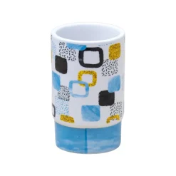 Bathroom Set of 4 - Multiple Square Print