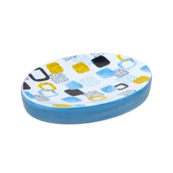 Bathroom Set of 4 - Multiple Square Print