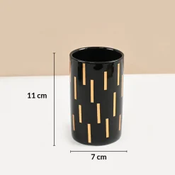Bathroom Set Of 4 (Black)