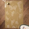 Beige Floral Pattern - Placemat Mat Set Of 4