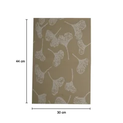 Beige Floral Pattern - Placemat Mat Set Of 4