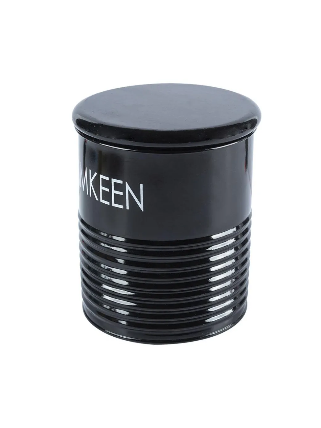 Biscuits & Namkeen Jar Set Of 2 ( Black, Each 1700 Ml )