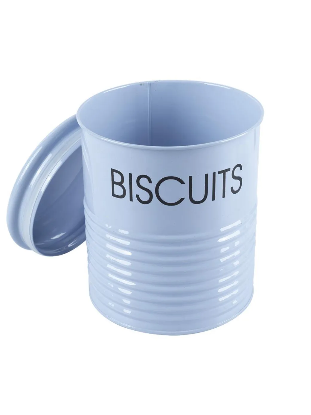 Biscuits & Namkeen Jar Set Of 2 ( Light Blue, Each 1700 Ml )