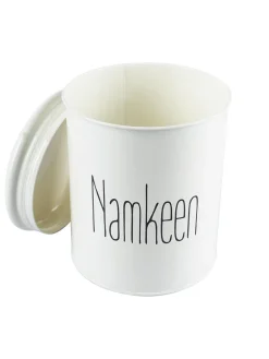 Biscuits & Namkeen Set Of 2 ( White, Each 1700 Ml )