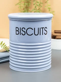 Biscuits Jar with Lid - (Blue, 1700mL)