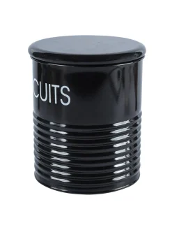 Biscuits Jar with Lid - (Black, 1700mL)