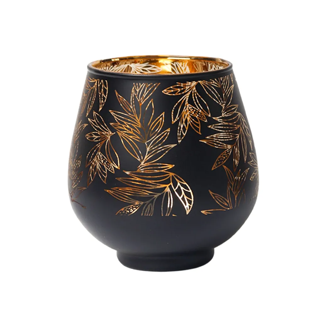 Black + Golden T-Lite Holders