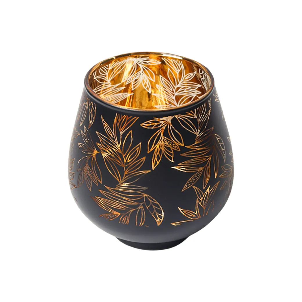 Black + Golden T-Lite Holders