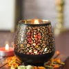 Black + Golden T-Lite Holders