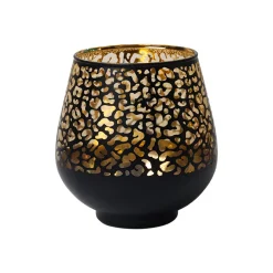 Black + Golden T-Lite Holders