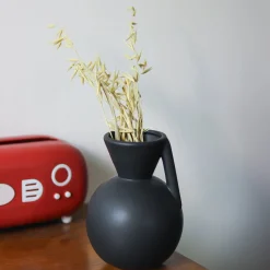 Black Decorative Vase