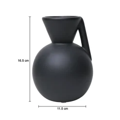 Black Decorative Vase