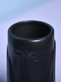 Black Glossy Ceramic Vase - Modern Artistry