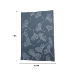Blue Floral Pattern - Placemat Mat Set Of 4