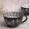 Blue Geometry 480ml Cup