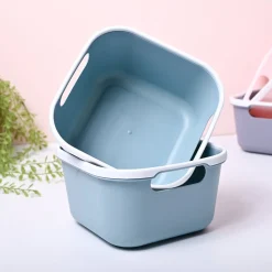 Blue Square Baskets (Set of 2)