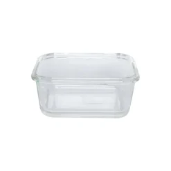 Borosilicate Food Containers (Pack of 2 - 340ml & 570ml) Green Lid