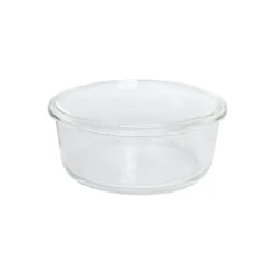 Borosilicate Food Containers (Pack of 2 - 410ml & 570ml) Blue Lid