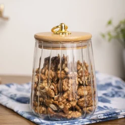 Borosilicate Glass Jar - 500Ml, Glass Texture