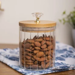 Borosilicate Glass Jar - 450Ml, Glass Texture
