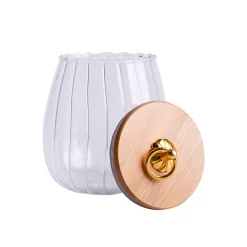 Borosilicate Glass Storage Jar - 650Ml, Glass Texture