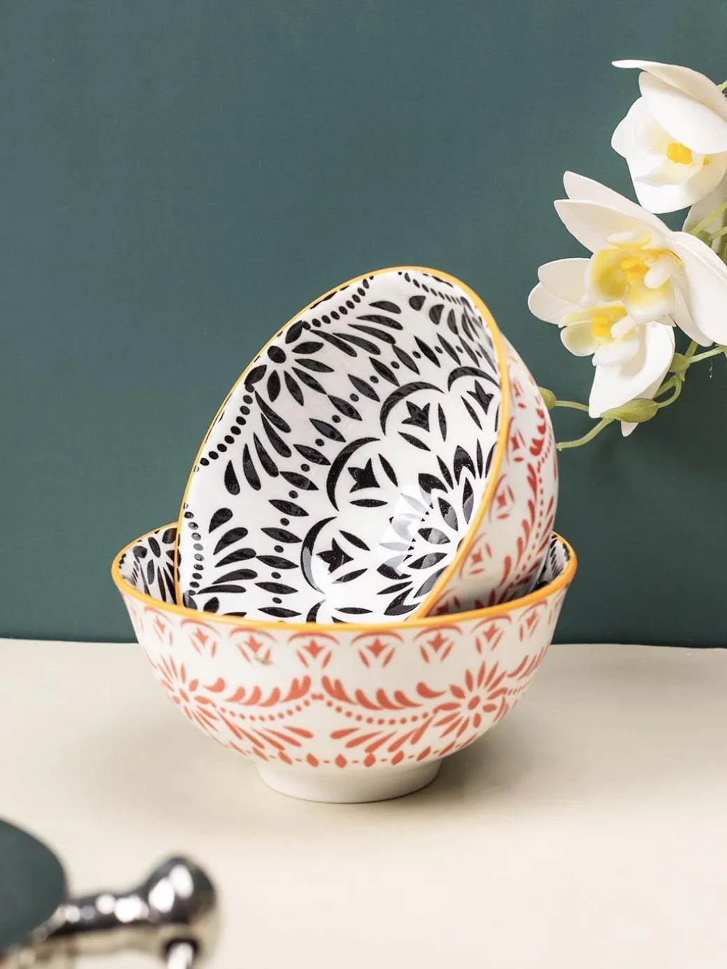 Bowls, Serving Bowl Set, Ceramic, Set of 2, 360 mL
