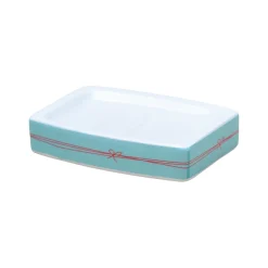 Ceramic Bathroom Set 4 - Polka Dot Print