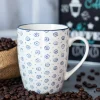 Ceramic Coffee Mug - 380Ml, Dot Repeat