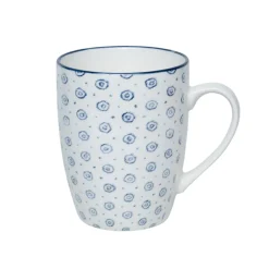 Ceramic Coffee Mug - 380Ml, Dot Repeat