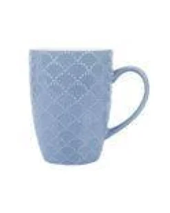 Ceramic Coffee Mug 330 mL (Light Blue & Blue)