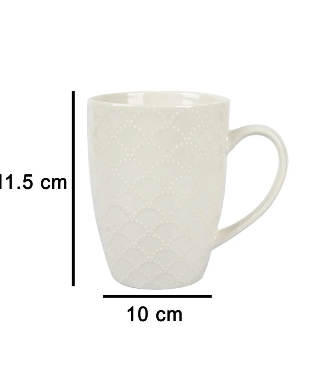 Ceramic Coffee Mug 330 mL(Cream)