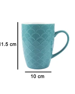 Ceramic Coffee Mug 330mL(Sea Green)