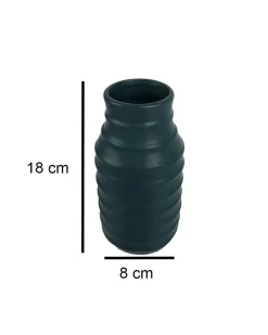 Ceramic, Vase, Engraved, Glossy : Finish, Multicolor