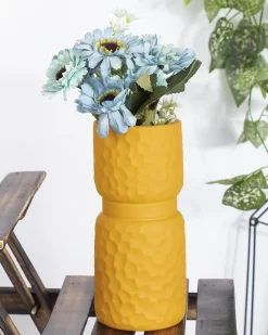 Ceramic, Vase, Engraved, Matt : Finish, Multicolor