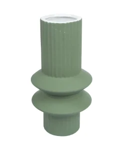 Ceramic, Vase, Round Body, Matt : Finish, Multicolor