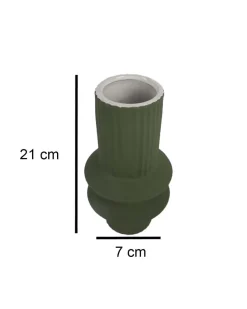 Ceramic, Vase, Round Body, Matt : Finish, Multicolor