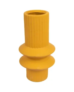 Ceramic, Vase, Round Body, Matt : Finish, Multicolor