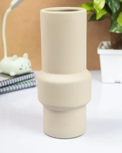 Ceramic, Vase, Solid, Matt : Finish, Multicolor
