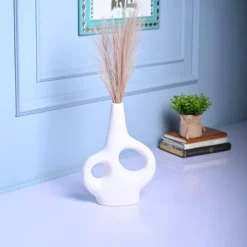 Chic White Ceramic Vase