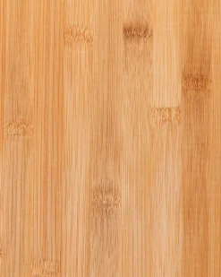 Chopping Board, with Metal Handle, Wooden Finish, Natural Wood Colour, Bamboo