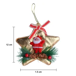 Christmas Decoration Star (Golden & Set Of 2)