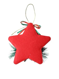 Christmas Decoration Star (Red & Set Of 2)