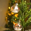 Christmas Hanging Balls Set Of 2 Pcs (Assorted)