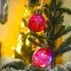 Christmas Hanging Balls Set Of 2 Pcs (Red, Assorted)